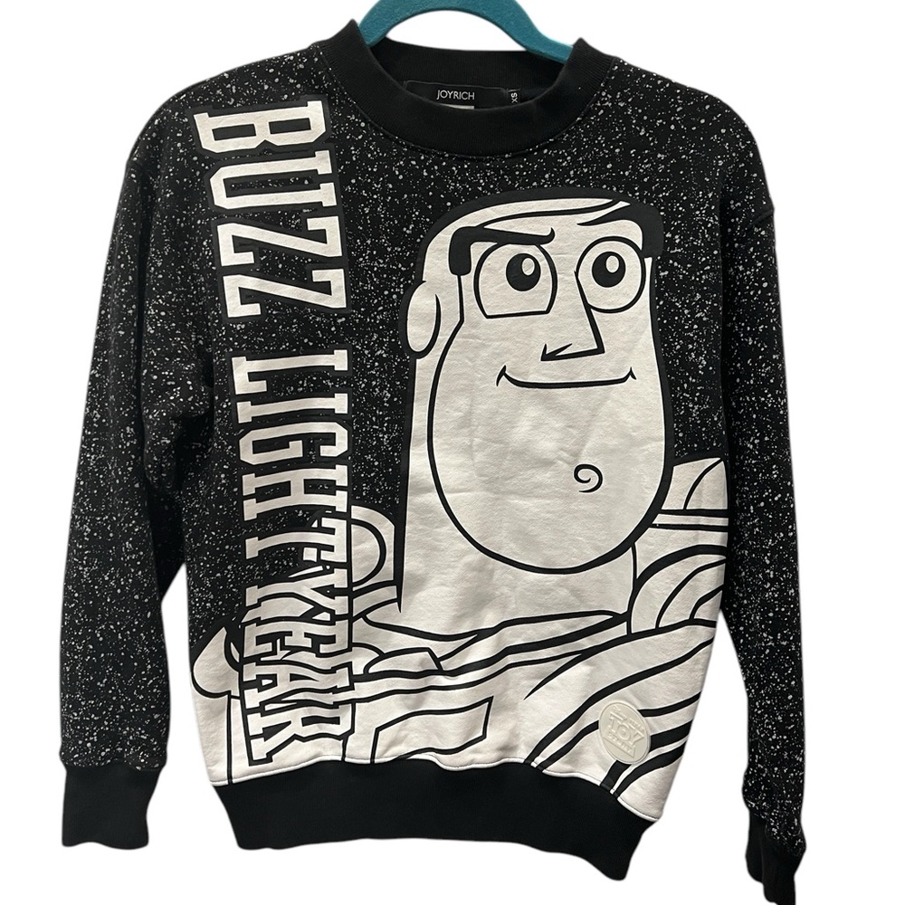Joyrich Black and White Buzz Lightyear Sweatshirt Size XS